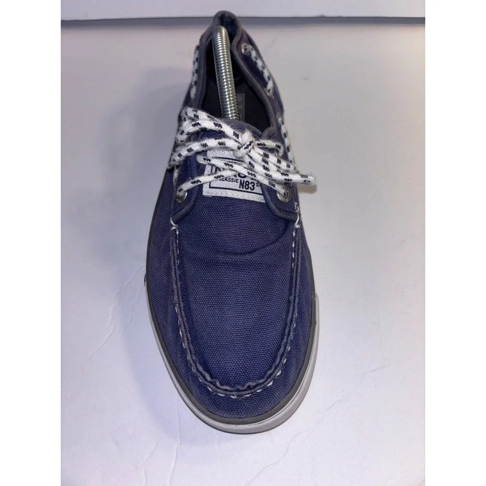 Nautica Seaworthy Craftsmanship Classic 9 N83 Sailing Boat Shoes Men  Navy White